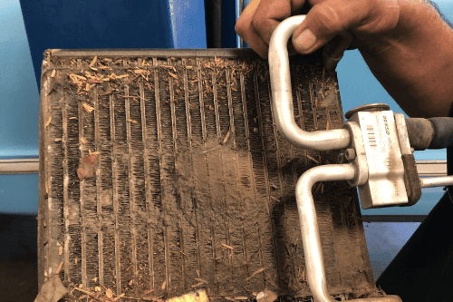 Cooling System Service in Gilbert, AZ | Ace Performance Auto. Closeup image of a car condenser. 